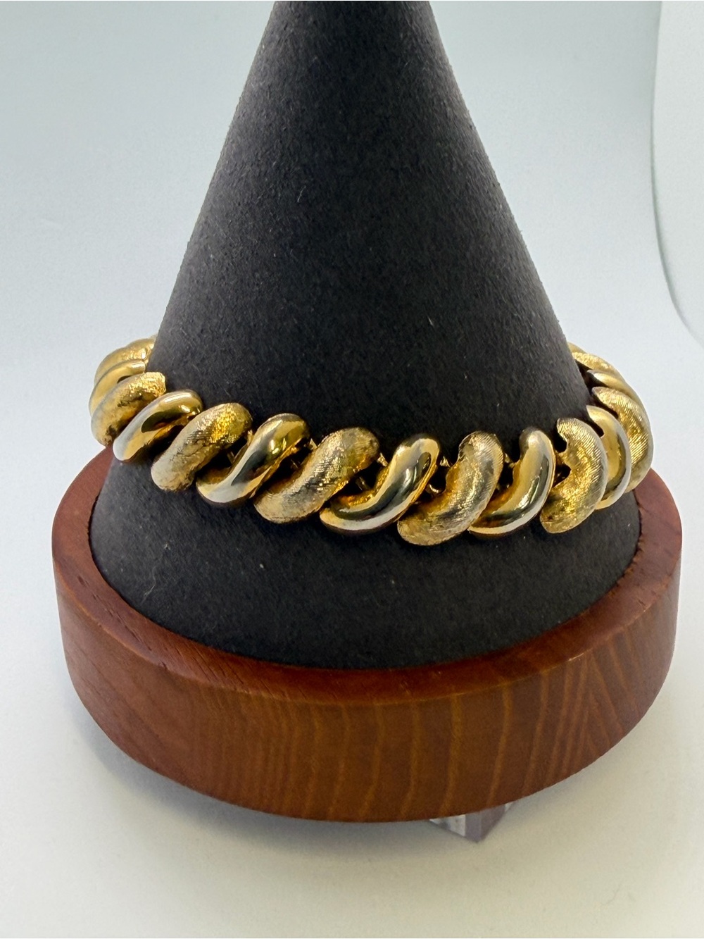 Napier Gold-Tone Twisted Link Bracelet